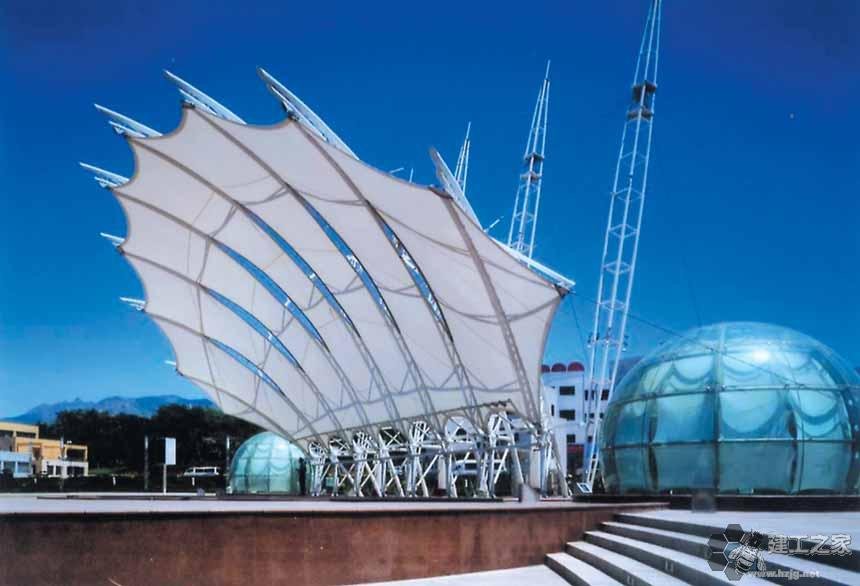 天津车棚膜结构网架